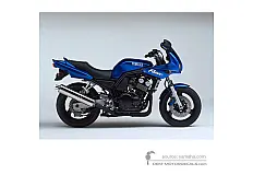 Aufkleber für Yamaha FZS600 FAZER 2001 - Blau • Yamaha OEM-Aufkleber
