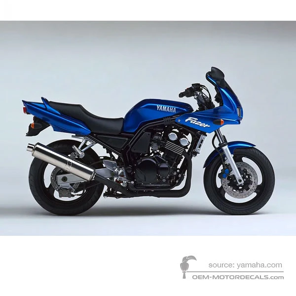 Adesivi per Yamaha FZS600 FAZER 2001 - Blu • Yamaha Adesivi OEM