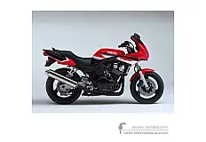 Aufkleber für Yamaha FZS600 FAZER 2001 - Rot • Yamaha OEM-Aufkleber