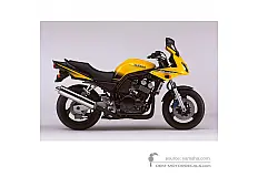 Aufkleber für Yamaha FZS600 FAZER 2002 - Gelb • Yamaha OEM-Aufkleber