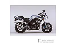 Stickers voor Yamaha FZS600 FAZER 2002 - Zilver • Yamaha OEM Stickers
