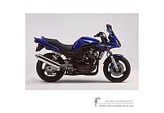 Aufkleber für Yamaha FZS600 FAZER 2003 - Blau • Yamaha OEM-Aufkleber