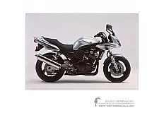 Stickers voor Yamaha FZS600 FAZER 2003 - Zilver • Yamaha OEM Stickers