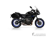 Stickers voor Yamaha TRACER 700 2018 - Zwart • Yamaha OEM Stickers