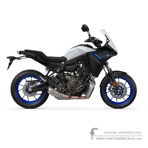 Stickers voor Yamaha TRACER 700 2020 - Grijs • Yamaha OEM Stickers