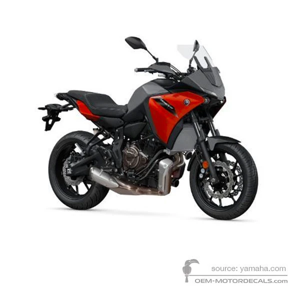 Stickers voor Yamaha TRACER 700 2020 - Grijs • Yamaha OEM Stickers