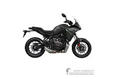 Aufkleber für Yamaha TRACER 7 2022 - Grau • Yamaha OEM-Aufkleber
