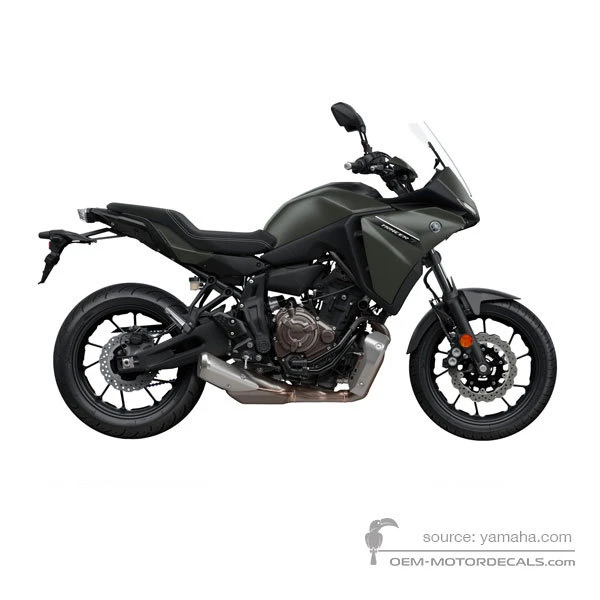 Stickers voor Yamaha TRACER 700 2022 - Grijs • Yamaha OEM Stickers