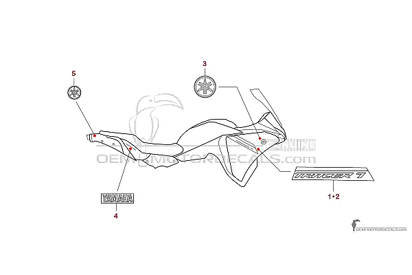 Yamaha TRACER 7 2022 - Rot