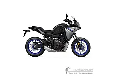 Aufkleber für Yamaha TRACER 7 2022 - Silber • Yamaha OEM-Aufkleber