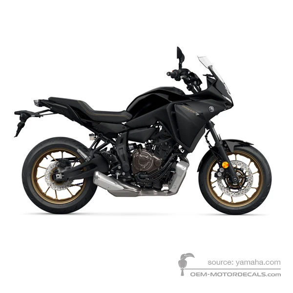 Stickers voor Yamaha TRACER 700 2024 - Zwart • Yamaha OEM Stickers