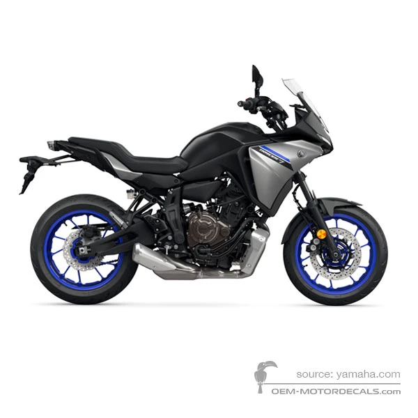 Aufkleber für Yamaha TRACER 7 2024 - Dunkelgrau • Yamaha OEM-Aufkleber