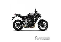 Decals for Yamaha MT07 2014 - Black • Yamaha OEM Decals