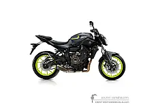 Autocollants pour Yamaha MT07 2016 - Gris • Yamaha Autocollants OEM