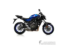 Pegatinas para Yamaha MT07 2017 - Azul • Yamaha Pegatinas OEM