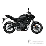 Yamaha MT07 2021 - Gris foncé