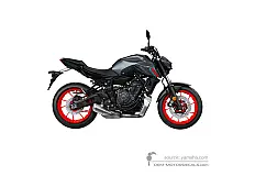 Aufkleber für Yamaha MT07 2021 - Grau • Yamaha OEM-Aufkleber
