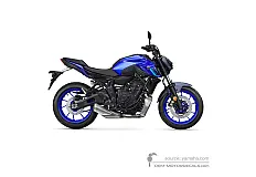 Naklejki do Yamaha MT07 2023 - Niebieski • Yamaha Naklejki OEM