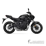 Yamaha MT07 2024 - Gris foncé