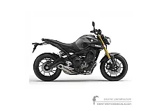 Stickers voor Yamaha MT09 2014 - Grijs • Yamaha OEM Stickers