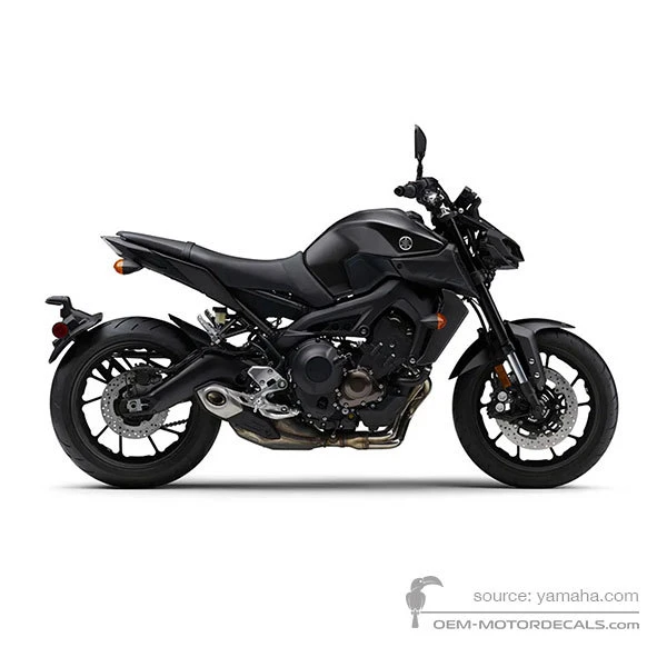 Adesivi per Yamaha MT09 2018 - Grigio • Yamaha Adesivi OEM