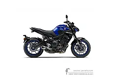Decals for Yamaha MT09 2020 - Blue • Yamaha OEM Decals