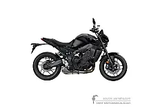 Pegatinas para Yamaha MT09 2021 - Gris oscuro • Yamaha Pegatinas OEM