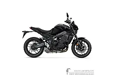 Decals for Yamaha MT09 2023 - Dark gray • Yamaha OEM Decals