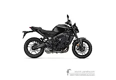 Stickers voor Yamaha MT09 2024 - Donkergrijs • Yamaha OEM Stickers