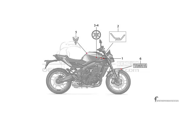 Yamaha MT09 2024 - Blauw