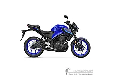 Decals for Yamaha MT-03 2025 - Blue • Yamaha OEM Decals