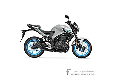 Stickers voor Yamaha MT-03 2025 - Grijs • Yamaha OEM Stickers