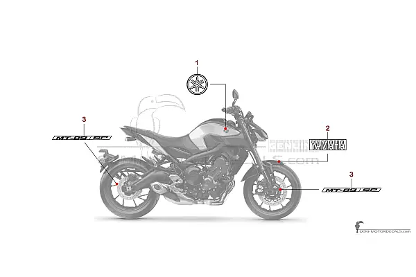Yamaha MT-09 SP 2018 - Zwart