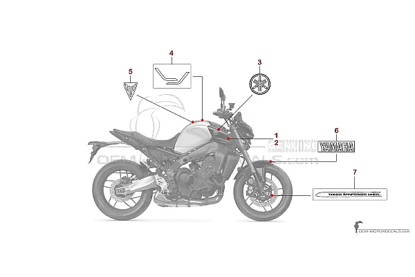 Yamaha MT-09 SP 2022 - Weiss