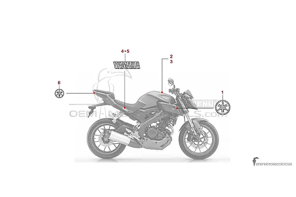 Yamaha MT-125 2015 - Gris