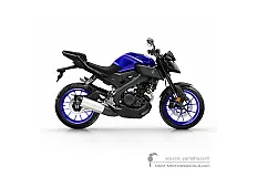 Pegatinas para Yamaha MT-125 2018 - Azul • Yamaha Pegatinas OEM