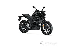 Autocollants pour Yamaha MT-125 2020 - Gris foncé • Yamaha Autocollants OEM