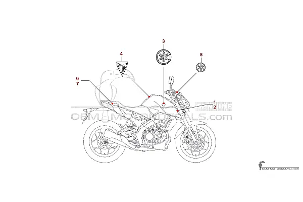 Yamaha MT-125 2020 - Gris foncé