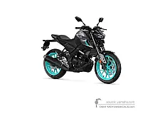 Stickers voor Yamaha MT125 2024 - Donkergrijs • Yamaha OEM Stickers