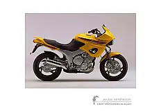 Stickers voor Yamaha TDM850 1995 - Geel • Yamaha OEM Stickers