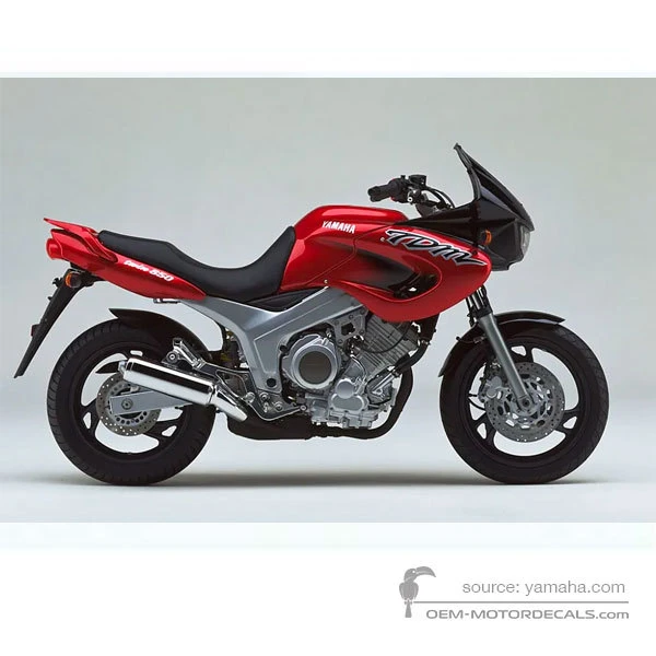Stickers voor Yamaha TDM850 1997 - Rood • Yamaha OEM Stickers