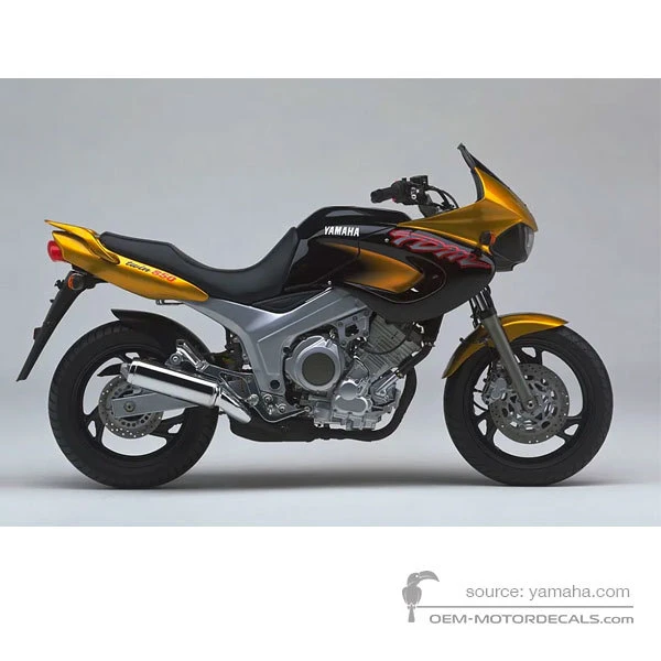 Naklejki do Yamaha TDM850 1998 - Żółty • Yamaha Naklejki OEM