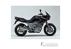 Stickers voor Yamaha TDM850 2000 - Zwart • Yamaha OEM Stickers