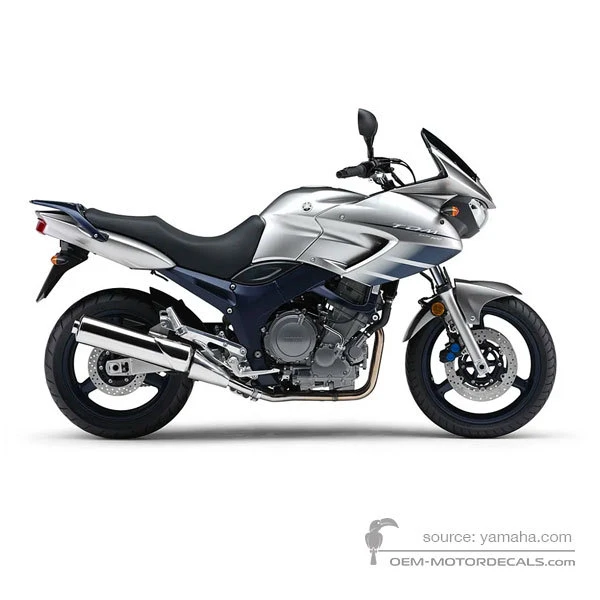 Decals for Yamaha TDM900 2008 - Silver • Yamaha OEM Decals