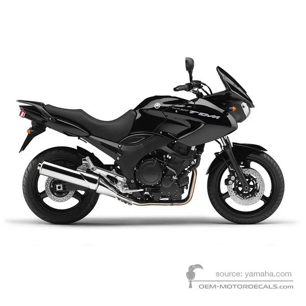 Stickers voor Yamaha TDM900 2010 - Zwart • Yamaha OEM Stickers