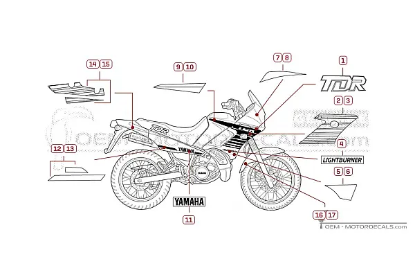 Yamaha TDR125 1991