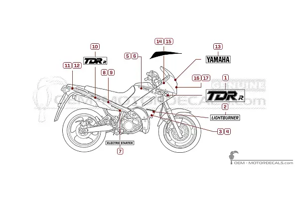 Yamaha TDR125 1992