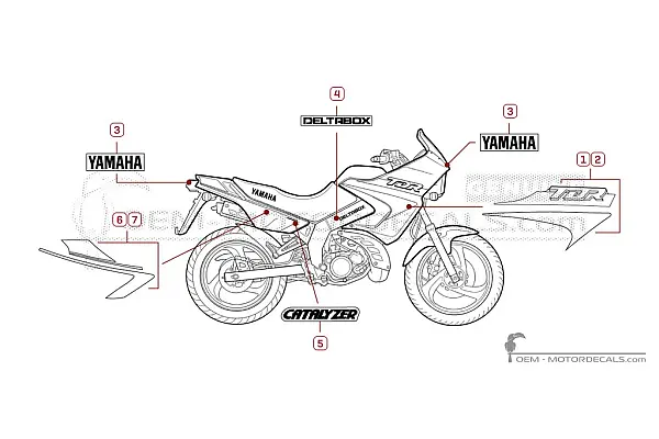 Yamaha TDR125 1993