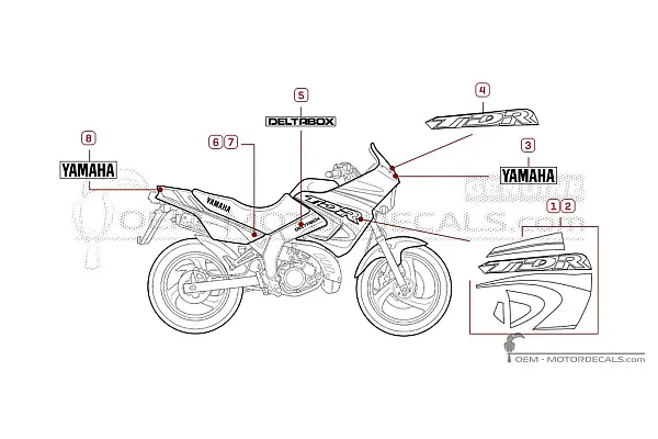 Yamaha TDR125 1997