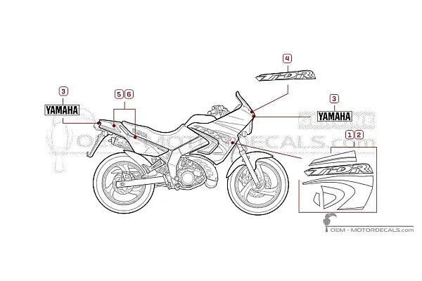 Yamaha TDR125 1997